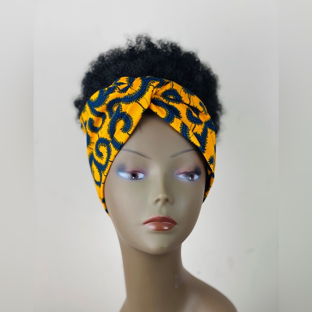 African Print Ankara Multicolor Cotton Turban